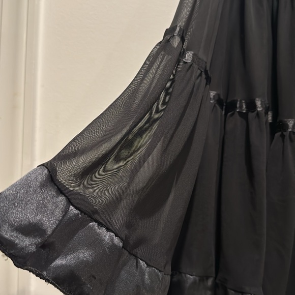 CISMARK Long Modern Flamenco Waltz Standard Ballroom Dance Fancy Training Skirt - Picture 6 of 10